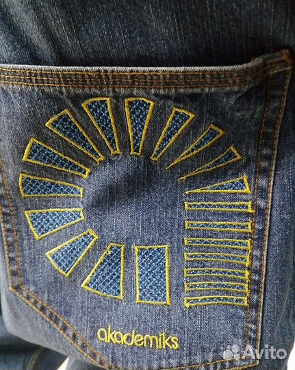 Джинсы akademiks W38 RAP Y2K