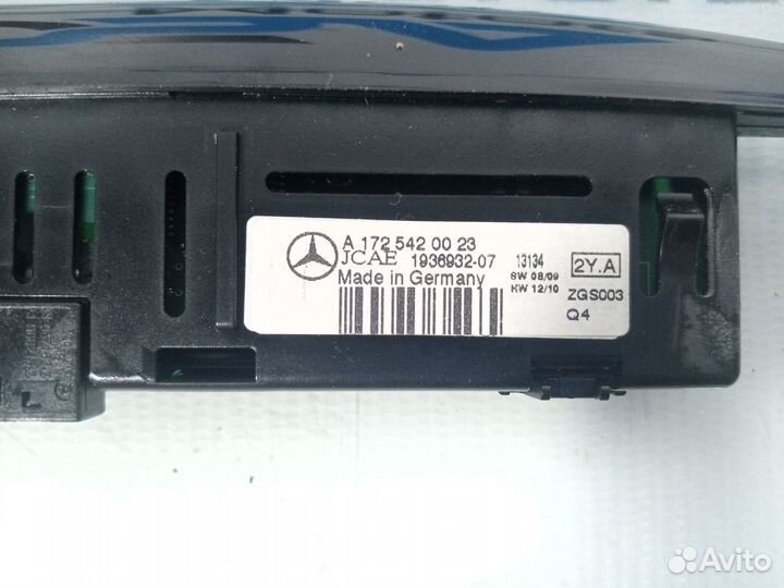 Дисплей передних парктроников Mercedes W204