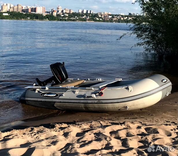 Надувная лодка пвх с мотором hidea 5