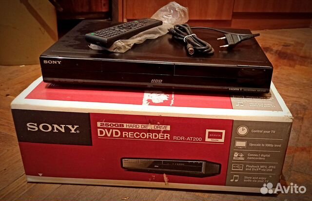 Sony DVD recorder RDR AT-200 купить в Москве | Электроника | Авито
