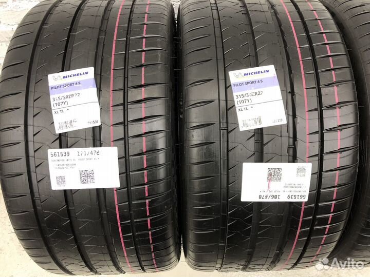 Michelin Pilot Sport 4 S 315/30 R22 107Y