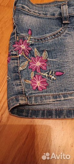 Джинсовые шорты 34/140 Gloria Jean's