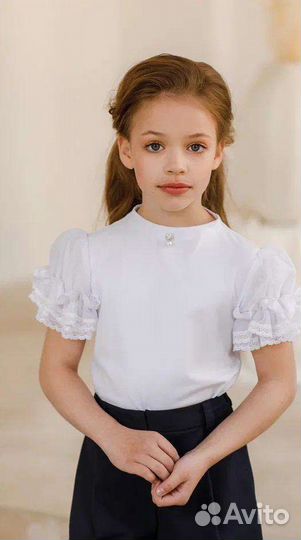 Блущка розовый какаду 128,134,140,146,158