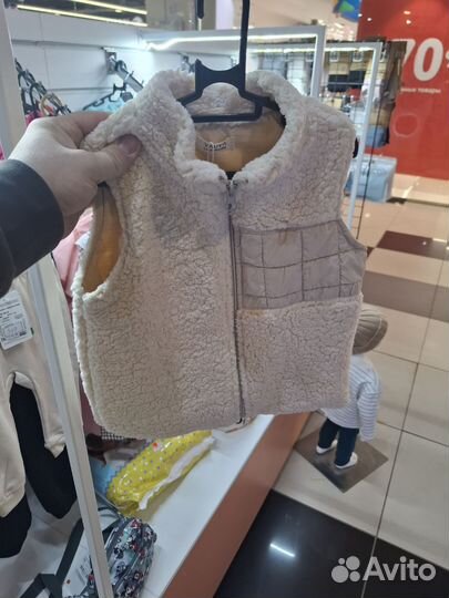 Жилетка меховая детская