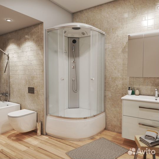 Душевая кабина Niagara Eco E90/40/MT (90х90х215)