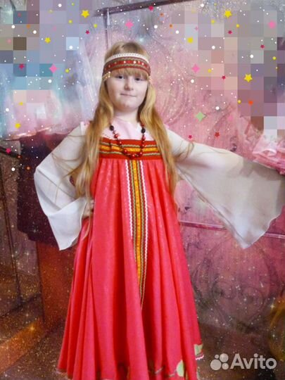 Рубашка косоворотка русский сарафан