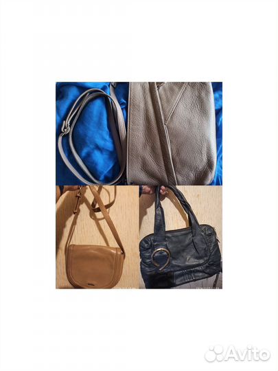 Сумки женские натуральная кожа бу palio Италия