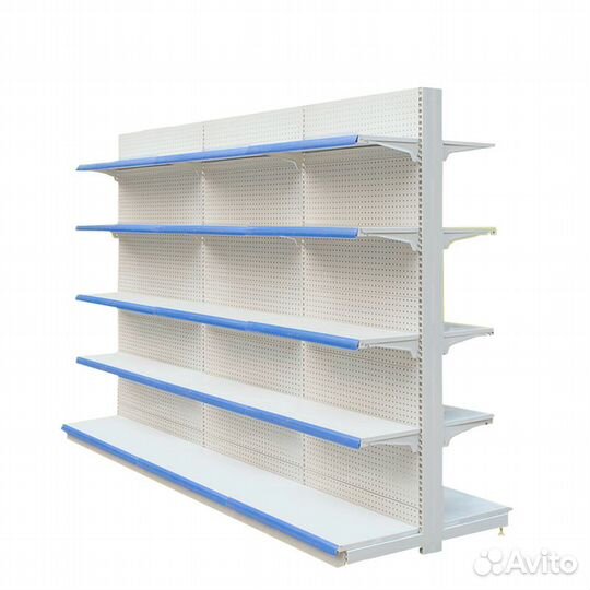 Стеллаж островной с полками со190-100С