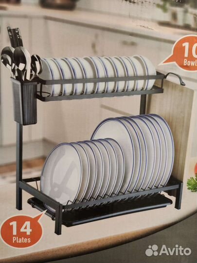 Стойка сушилка для посуды из нержавеющей стали