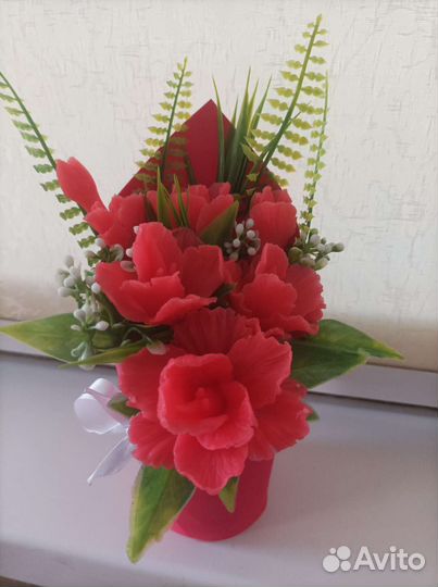 Гладиолусы. Букеты из мыла