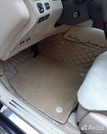 5D Ковры Lexus LS460 GS IS NX200 RX300 Бежевые