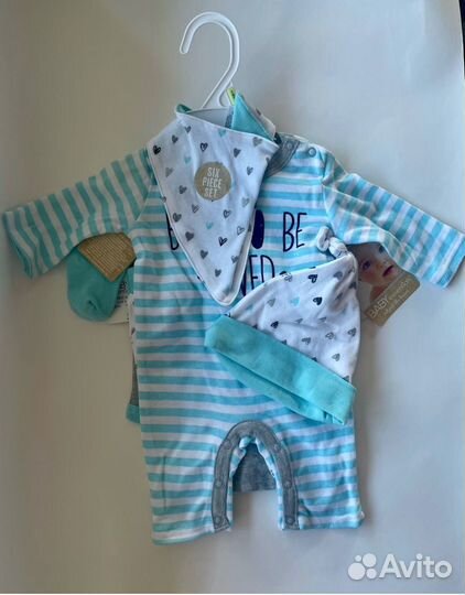 Детский набор, 6 предметов, 3 мес