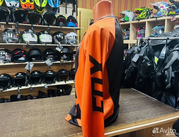 Мото джерси Fox стильная яркая кофта на эндуро