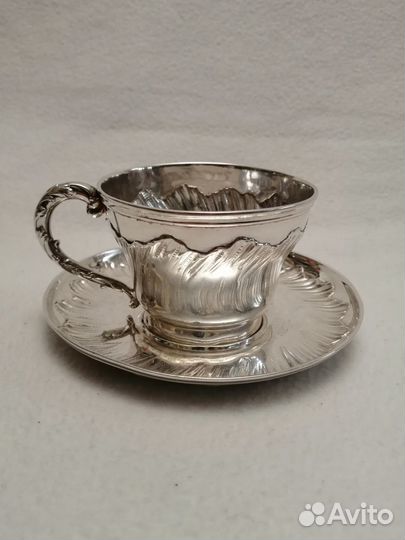 Чайно-кофейная пара. Серебро 950 проба