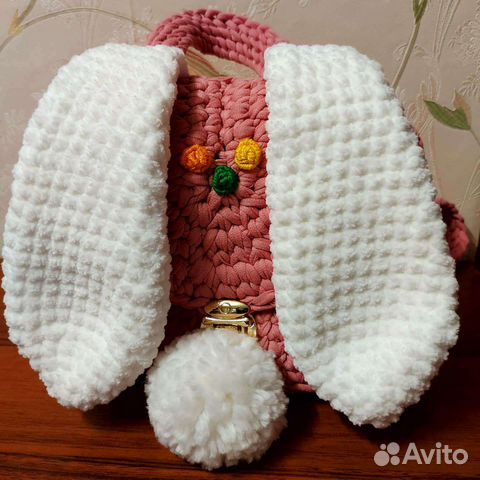 Детский рюкзачок,зайка