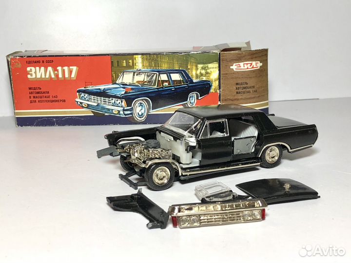 Модель + коробка ЗИЛ 117 СССР 1993 год