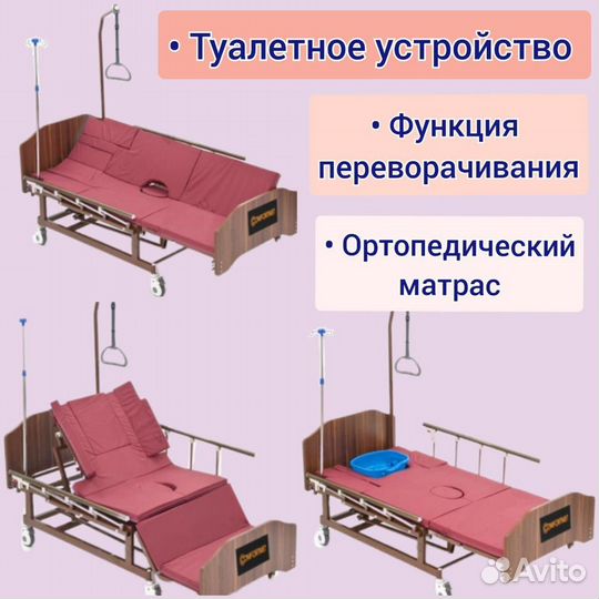 Кровать медицинская