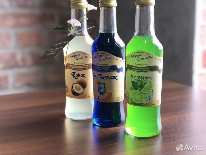 Натуральные Сиропы для коктейлей и не только