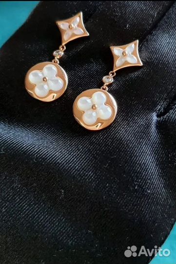 Серьги Louis Vuitton Color Blossom