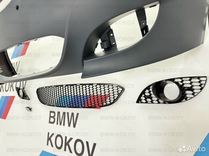 Передний бампер в стиле М лук М5 на BMW E60