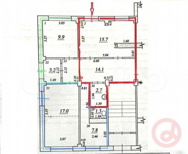 Сдам торговое помещение, 31.1 м²
