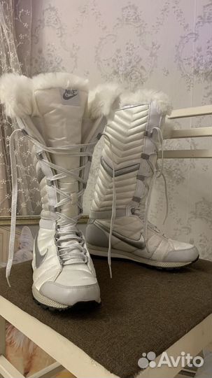 Высокие зимние сапоги бренда Nike оригинал 38р