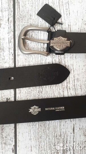 Кожаный ремень harley davidson