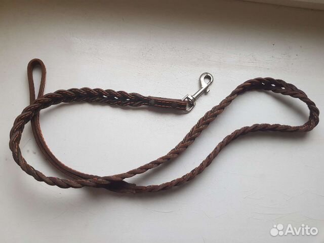 Поводок для собак кожаный