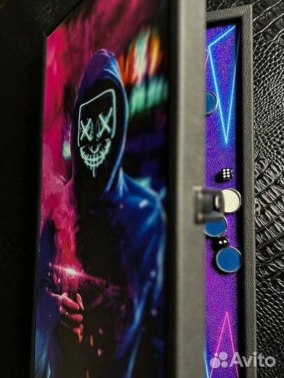 Нарды стандарт кожаные