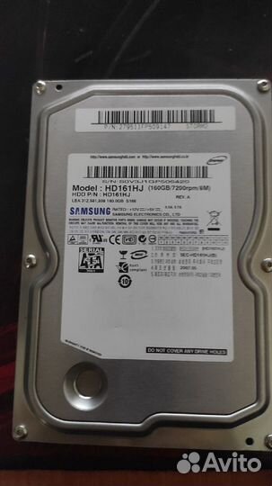 Жесткий диск samsung hd161hj