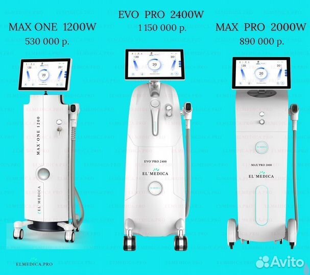 Диодный лазер ElMedica MaxPro 2000w Новинка