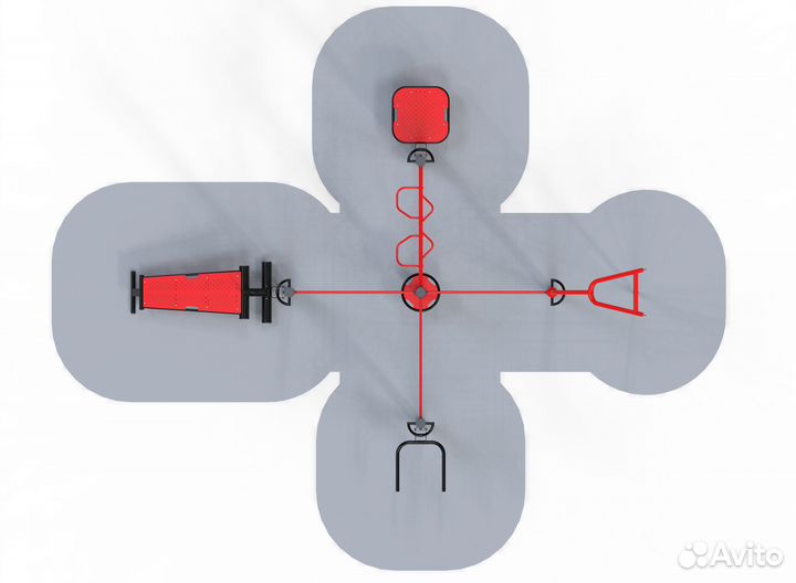 Уличный спортивный комплекс агt-st-046004