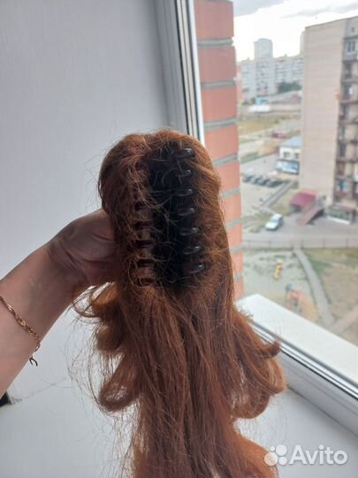 Хвост шиньон на крабе