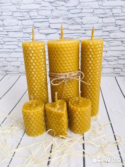 Свечи натуральные из вощины