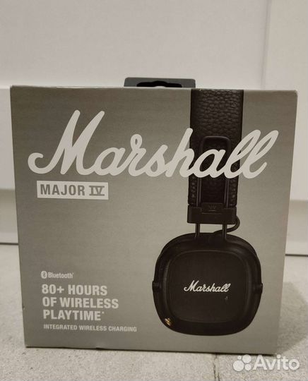 Беспроводные наушники marshall major 4 black