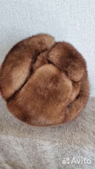 Норковая шапка мужская