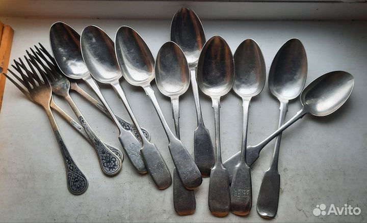 Столовое серебро 65р/гр