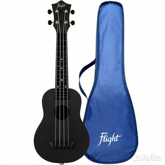 Укулеле со звукоснимателем Flight TUS 35E BK