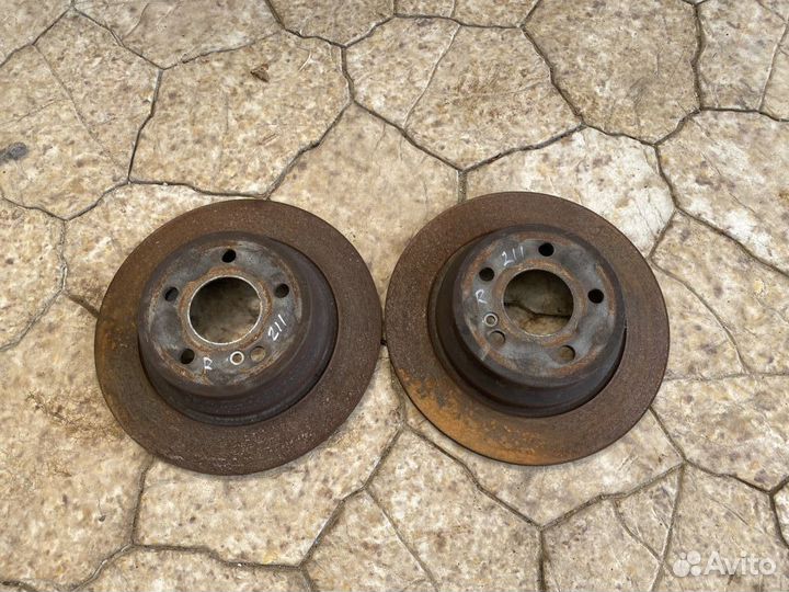 Тормозной диск задний пара Mercedes E-Class W211