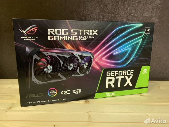 Видеокарта asus GeForce RTX 3080 strix gaming OCV2
