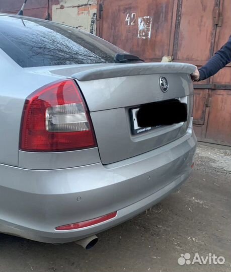 Skoda octavia a5 fl спойлер лип-спойлер