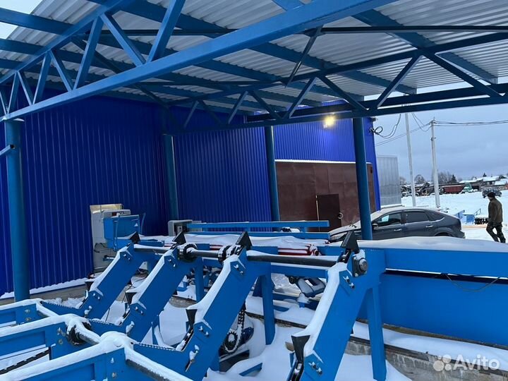 Разобщитель пачек бревен, поштучная выдача