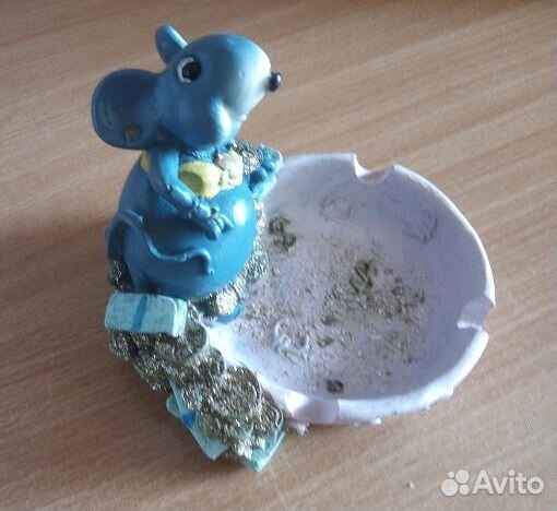 Пепельница Мышонок ручная работа