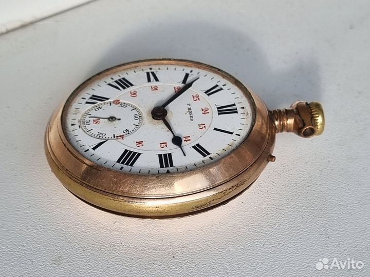 Часы карманные P Moser в ремонт корпус au 20 на хо