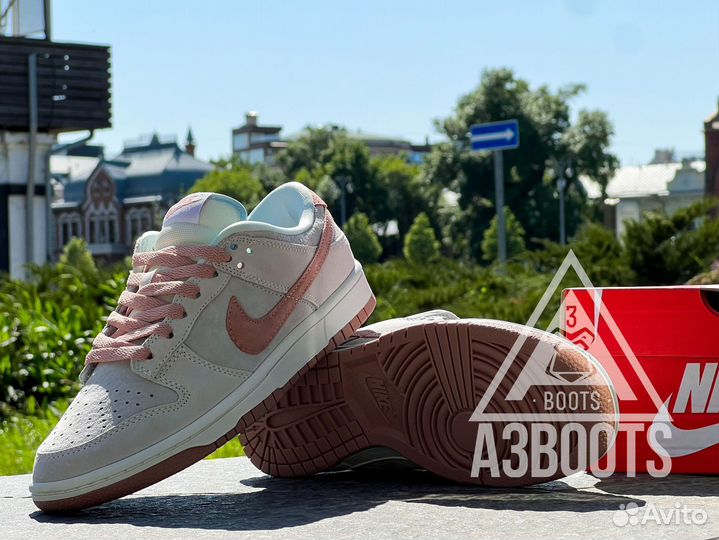 Кеды Nike Dunk Low Fossil Rose