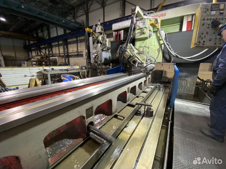 Шлифовка направляющих станин