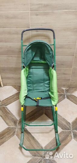 Детские санки коляска