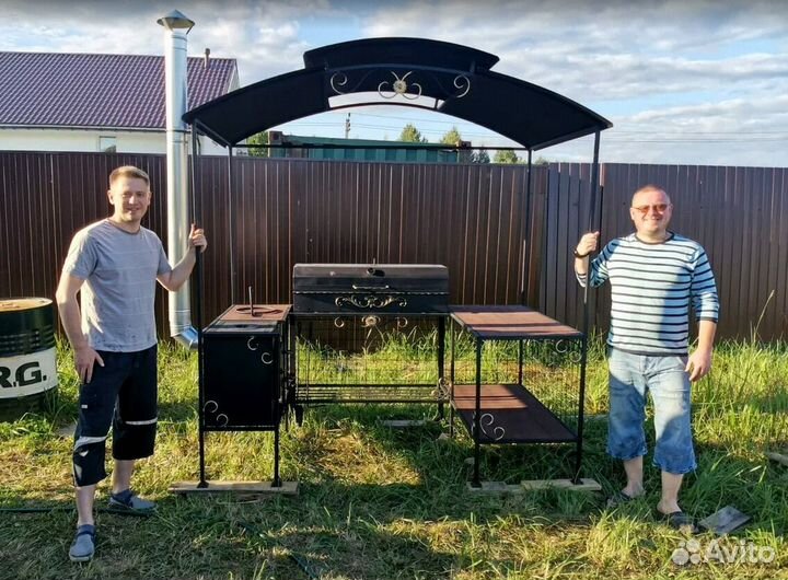 Мангал беседка