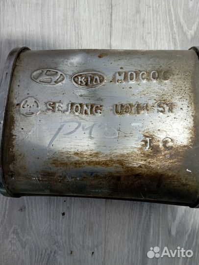 Резонатор выхлопной трубы глушителя Kia RIO 3