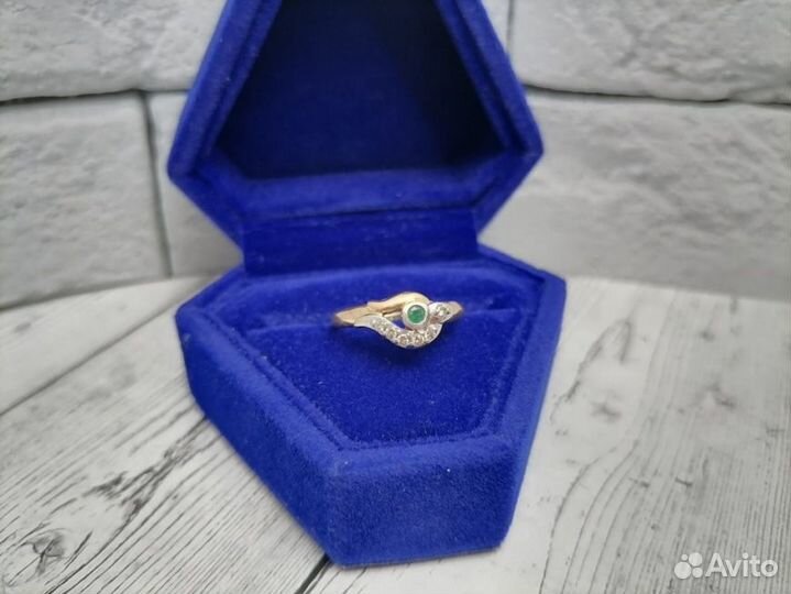 Золотое кольцо с Бриллиантом 585 пробы массой 2.19